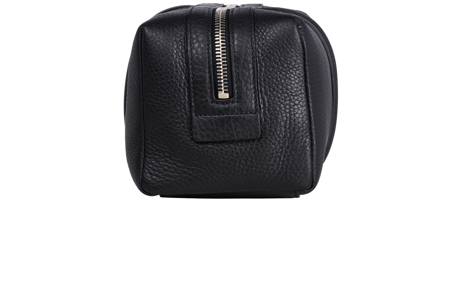 Gucci Logo Embossed Cosmetic Pouch, &pound;320, Accessories, Black, Leather, Bottom view